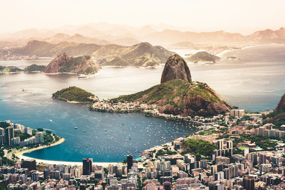 Vue aérienne de Rio de Janeiro